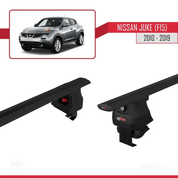 Nissan Juke (F15) 2010-2019 Arası ile uyumlu ACE-4 Ara Atkı Tavan Barı SİYAH - Resim 4