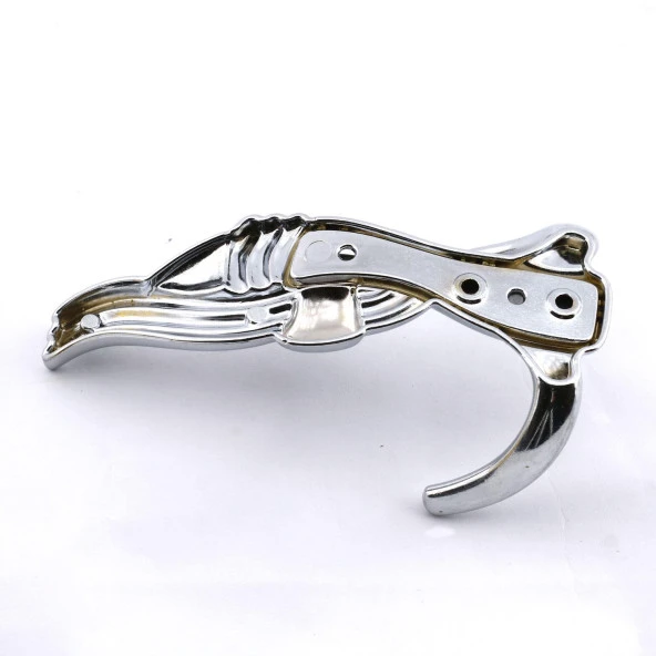 Askı Portmanto Metal Vestiyer Askılık Duvar Dolap Elbise Askısı Krom Mobilya Kapı Askılığı Aparatı - Resim 2