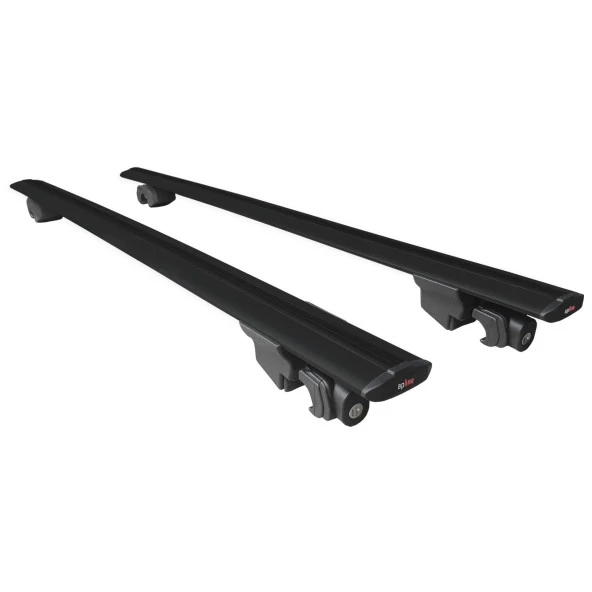 Seat Leon ST 2013-2020 Arası ile uyumlu HOOK Model Anahtar Kilitli Ara Atkı Tavan Barı SİYAH