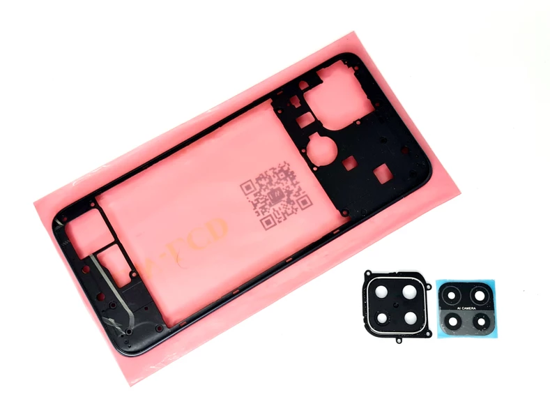 Tkgz Oppo A15 A15S Full KASA Arka Pil Kapağı (TAMİR SETİ) SİYAH - 4