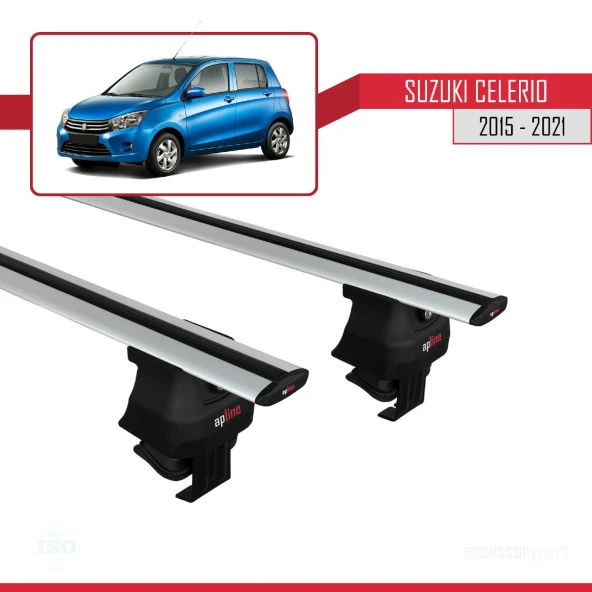 Suzuki Celerio 2015-2021 Arası ile uyumlu ACE-4 Ara Atkı Tavan Barı GRİ - Resim 4