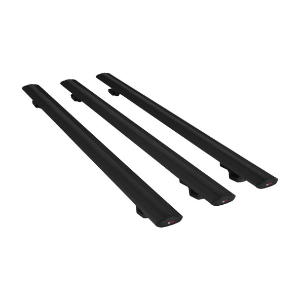 Toyota Land Cruiser Prado (J125) 2007-2009 Arası ile uyumlu Basic Model Ara Atkı Tavan Barı SİYAH 3 ADET