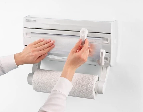 Leifheit Parat F2 Duvara Monte Rulo Streç ve Havlu Tutucu - Resim 2