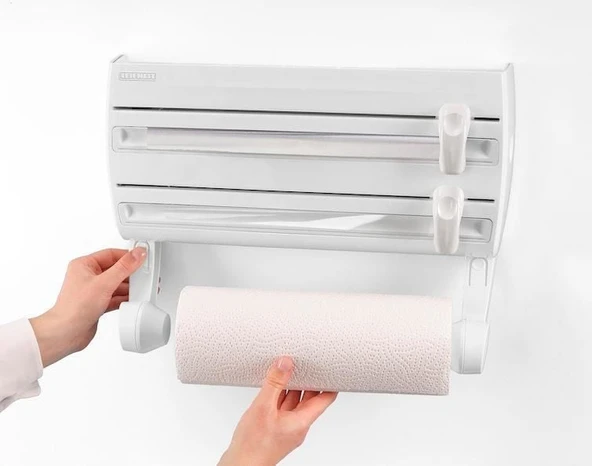 Leifheit Parat F2 Duvara Monte Rulo Streç ve Havlu Tutucu - Resim 3