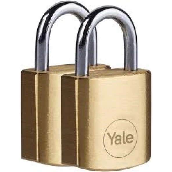 Yale 20 Mm Pirinç Asma Kilit 2 Li Set ürün görseli
