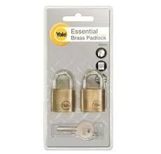 Yale 20 Mm Pirinç Asma Kilit 2 Li Set - 2