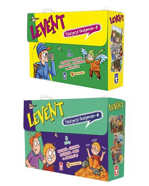Levent Türkiye yi Geziyorum 3 ve 4 Kitap Set Timaş Çocuk