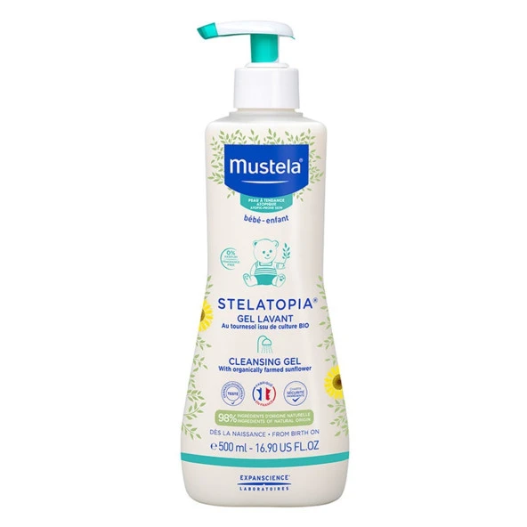 Mustela Stelatopia Krem Şampuan 500ml Çok Kuru Ciltler için