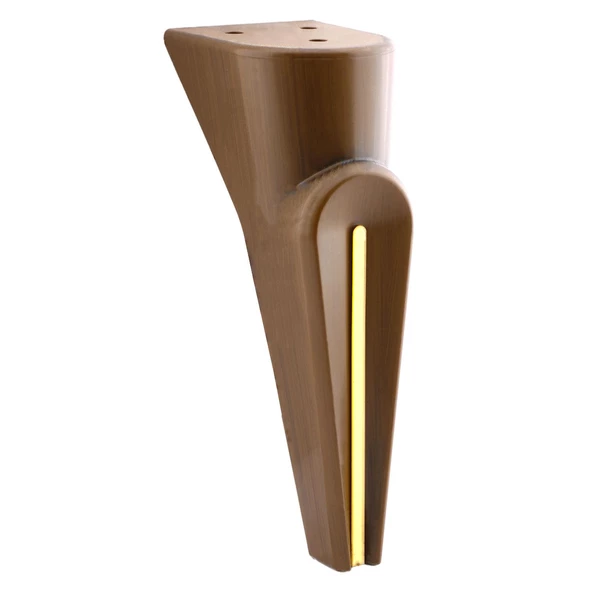 Nota Mobilya Kanepe Tv Ünitesi Konsol Koltuk Ayağı Ayakları Ahşap Desenli Kahverengi Ceviz 19 Cm - Resim 7