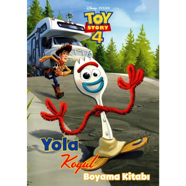 Disney Toy Story 4 Yola Koyul Boyama Kitabı Aktivite Kitabı Faaliyet Kitabı