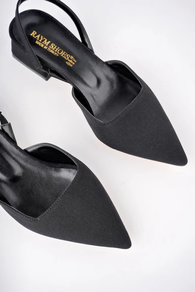 Muggo MİRANDA Garantili Arkası Açık Bilek Detaylı Kısa Topuklu Kadın Ayakkabı - 4