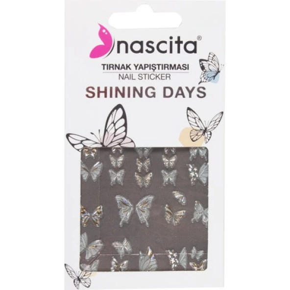Nascita Butterfly Tırnak Stickerı - 27