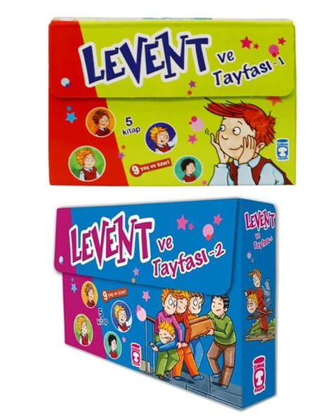 Levent ve Tayfası 1 ve 2 Kitap Set Timaş Çocuk