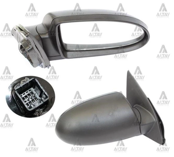 AYNA DIŞ DİKİZ ACCENT 06-11 ERA ELEKTRİKLİ (MAT SİYAH) SAĞ - Resim 3