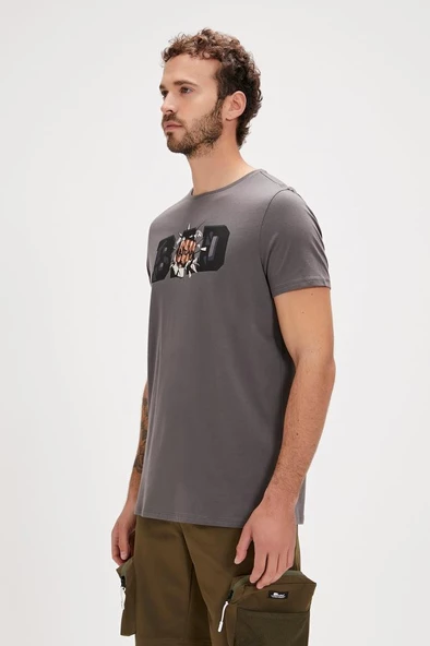 Bad Bear BANGT-SHIRT ASPHALT Erkek Tişört K.Gri S-XXL - 2
