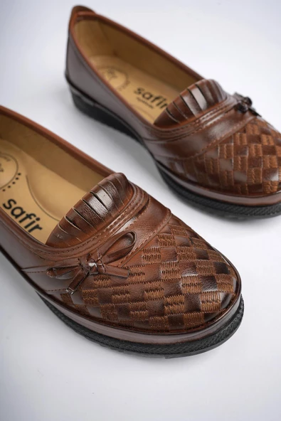 Muggo Mami Garantili Kadın Günlük Klasik Rahat Ortopedik Anne Ayakkabı - 12