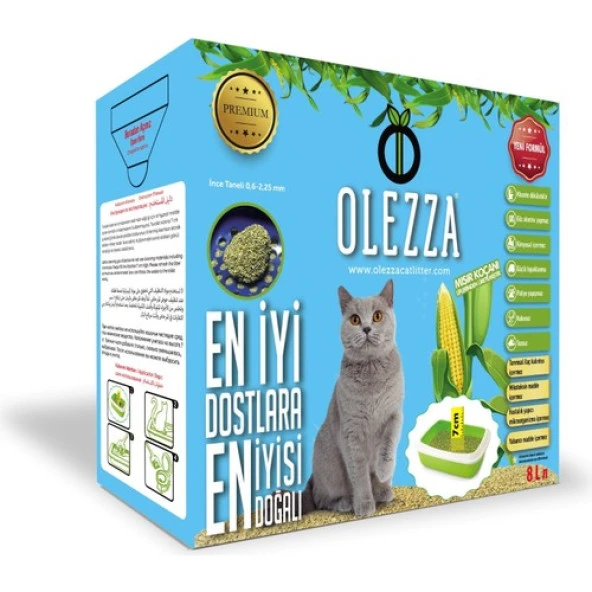 Olezza Mısır Koçanı Kedi Kumu 8Lt - 2