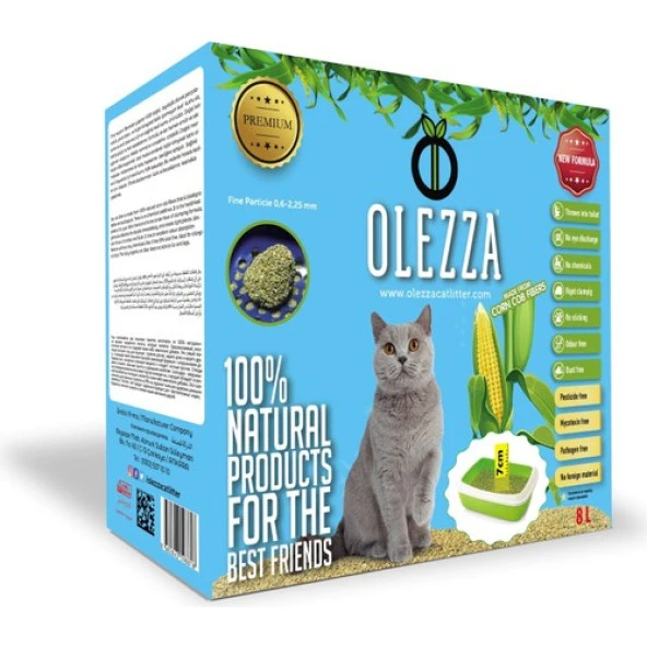 Olezza Mısır Koçanı Kedi Kumu 8Lt - 3