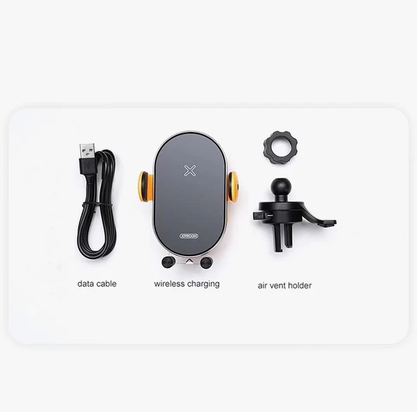 Joyroom JR-ZS200 Kablosuz Hızlı Şarj Araç Havalandırma Telefon Tutucu - 2
