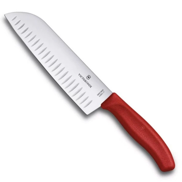 Victorinox Swiss Classic 17cm Santoku Bıçağı Kırmızı 6.8521.17B