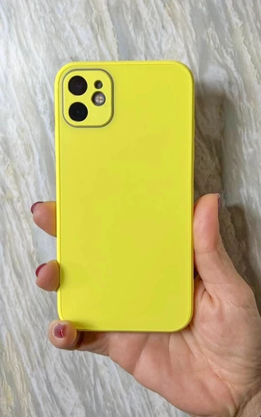 iPhone 12 Pro Mat Elektro Cam Kamera Korumalı Kılıf