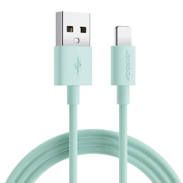 Joyroom İphone USB Renkli Yanmaz Silikon Data Şarj Kablosu - 2