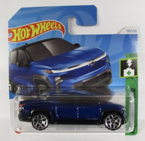Hot Wheels Silverado EV RST 8/10 110/250 Model Araba