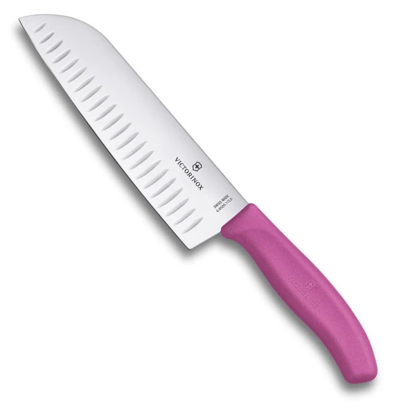 Victorinox Swiss Classic 17cm Santoku Bıçağı Pembe 6.8526.17L4B