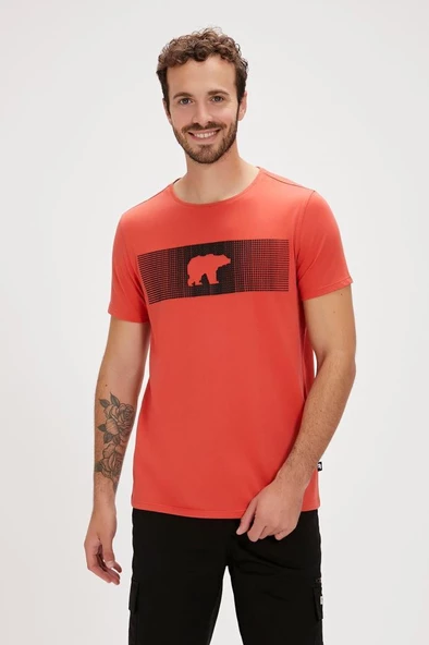 Bad Bear FANCY T-SHIRT GINGER Erkek Tişört Tarçın S-XXL