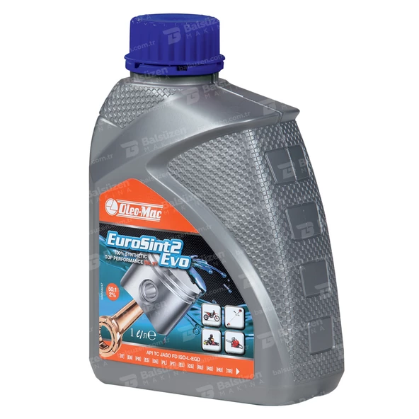 Oleomac Eurosint 2 Zamanlı Motor Yağı 1 Litre