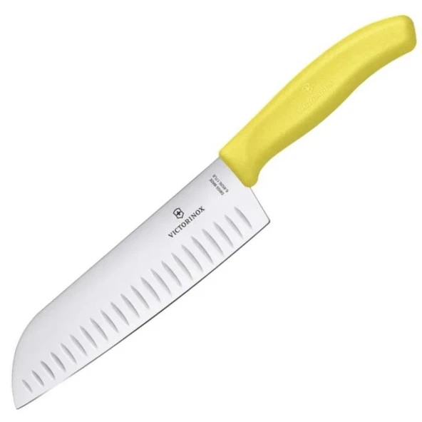 Victorinox Swiss Classic 17cm Santoku Bıçağı Sarı 6.8526.17L8B