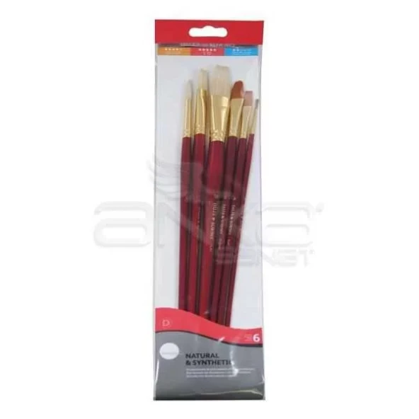 Daler Rowney Simply Natural Synthetic 6lı Fırça Seti 216 940 600 - 2
