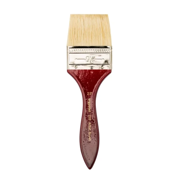 Bigpoint 105 Serisi Doğal Kıl Yassı Zemin Fırçası No: 2.5" - Resim 2