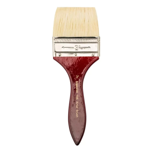 Bigpoint 105 Serisi Doğal Kıl Yassı Zemin Fırçası No: 3" - 2