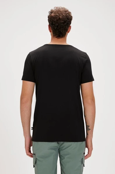 Bad Bear DEREK T-SHIRT NIGHT Erkek Tişört Siyah S-XXL - 5