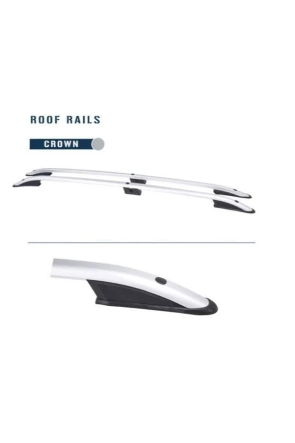 Renault Kango 1 Tavan Çıtası Kısa Gri 1997-2008 Arası modeller uyumlu - 3