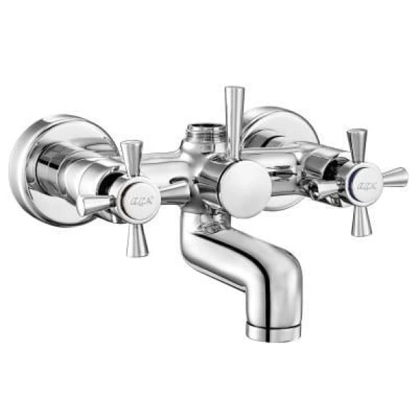 ECA Quadrille Banyo Bataryası + ECA Logica Sürgülü Duş Seti Üst Takımı - Resim 3