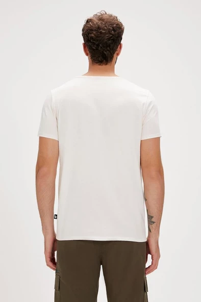 Bad Bear DEREK T-SHIRT MARSHMALLOW Erkek Tişört Bej S-XXL - 5