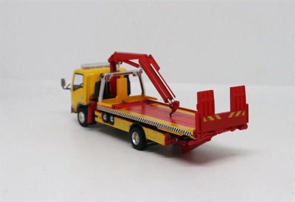 Tiny Isuzu N Series Flatbed Tow Truck Macau (Yaklaşık 5 CM) Model Araba