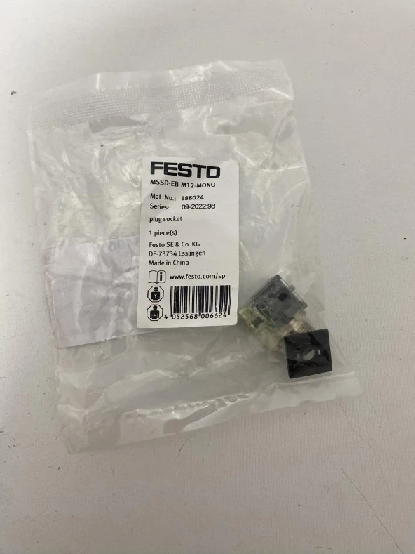 Festo MSSD-EB-M12-MONO Soket 188024 - Resim 2
