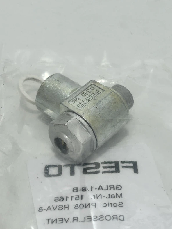 Festo GRLA-1/8-B Tek Yönlü Akış Kontrol Vanası 151165 - Resim 5