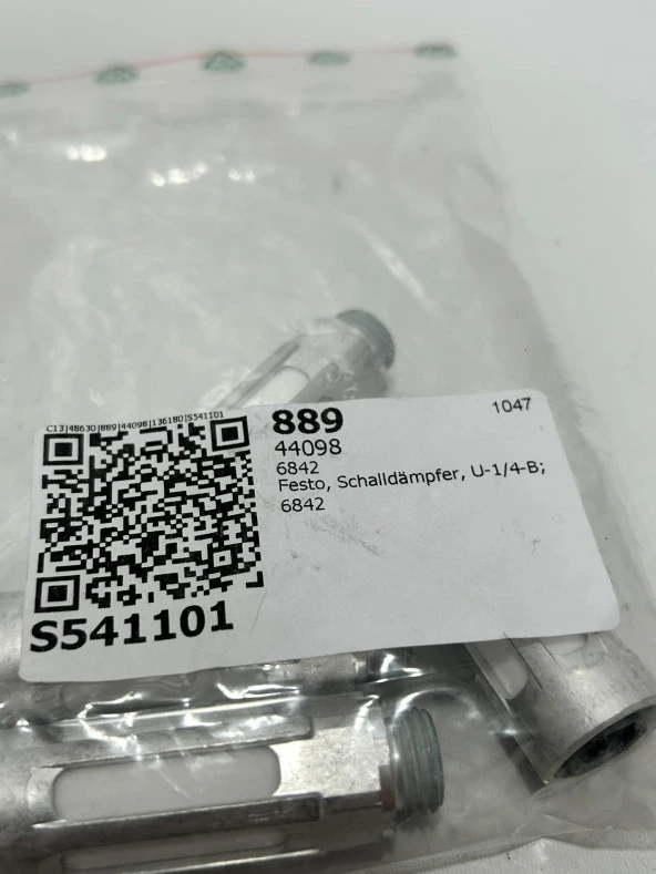 Festo 6842 U-1/4-B Pnömatik Susturucu 4 Adet - Resim 5