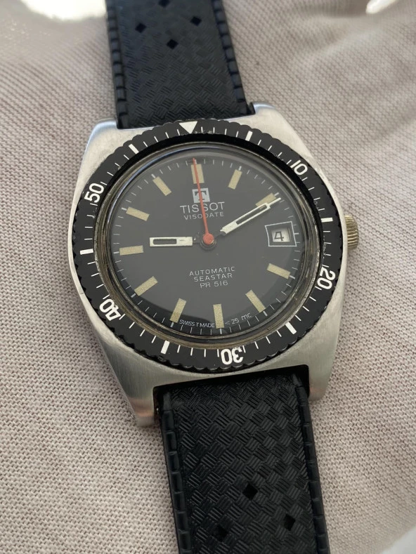 Tissot Visodate Seastar PR 516 39mm Silikon Kordon Erkek Kol Saati 2. El - 2