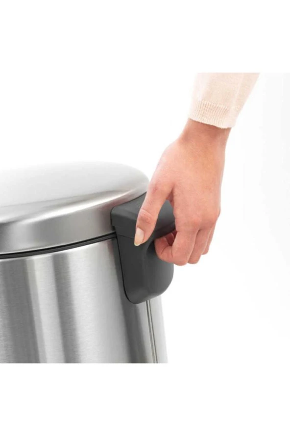 Brabantıa Newıcon Fpp Matt Steel Pedallı Çöp Kutusu 30L - Resim 2