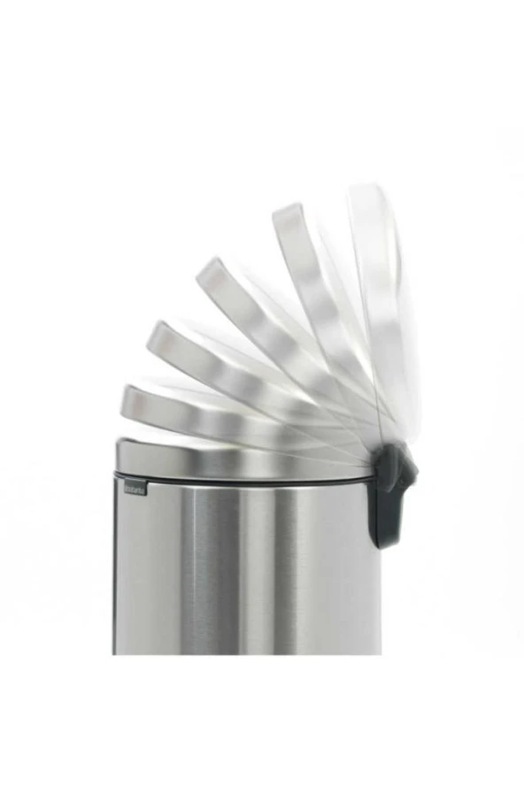 Brabantıa Newıcon Fpp Matt Steel Pedallı Çöp Kutusu 30L - Resim 4