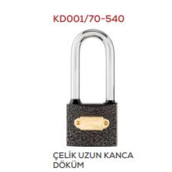 Kale Uzun Kancalı Asma Kilit Blisterli 40Mm ürün görseli