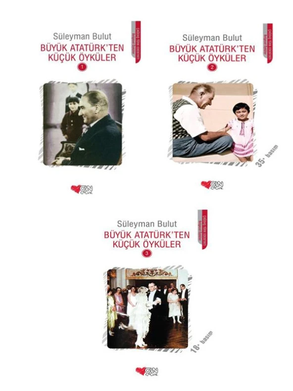 Can Çocuk Yayınları Büyük Atatürk’ten Küçük Öyküler Serisi 3 Kitap