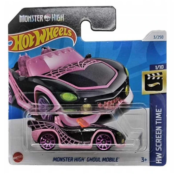 Hot Wheels Monster High Ghoul Mobile 1/10 3/250 Model Araba