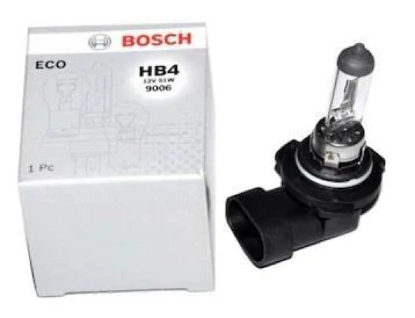 AMPÜL ECO HB4 9006 12V 51W FAR AMPÜLÜ SOKETLİ