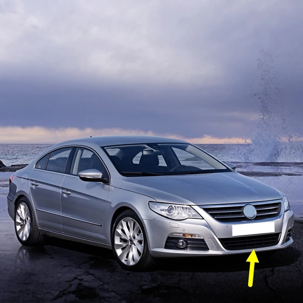 VW Passat CC 2009-2012 Ön Tampon Orta Izgara 3C8853677